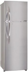 LG 255 L Frost Free Double Door Refrigerator (Shiny Steel, GL-Q282RPZY) at Rs 19999 flipkart