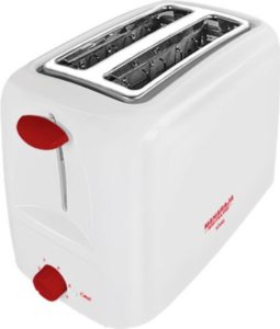 Maharaja Whiteline Viva (PT-103) 750 W Pop Up Toaster (RED/WHITE)