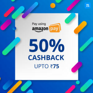 Niki – Get 50% cashback on Paying via Amazon Pay Balance