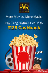 PVR Cinemas Paytm Offer