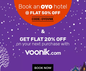 Voonik Oyo Offer