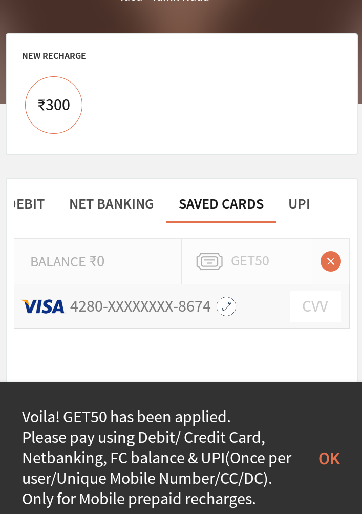 freecharge get50 promo