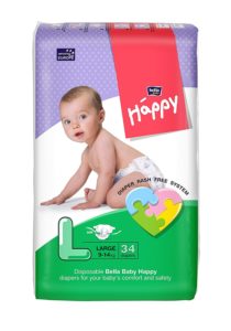 Amazon- Buy Bella Baby Happy Large Diapers (34 Pieces) at Rs 237