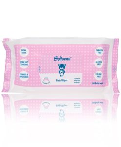 Amazon- Buy Softsens Baby Wipes (Pack of 80) at Rs 119