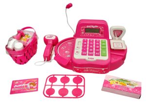 Amazon- Buy Toyshine Supermarket Shopping Cash Register Play Set, With Barcode Scanner, Pink - 4 at Rs 531