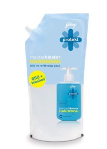 Amazon - Godrej Protekt Handwash (800 ml × 2) at Rs 152