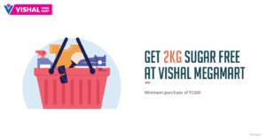 FreeCharge - Shop at Vishal Mega Mart and Get 2Kg Sugar