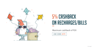 Freecharge- Get 5% cashback 