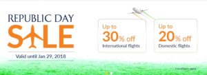 Jet Airways - Get upto 20% off on Domestic Flight tickets and upto 30% off on International Flight Ticket booking