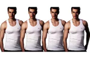 Lux Venus Pack Of 4 White Men's Vests