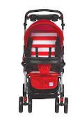 Mee Mee Comfortable Pram with 3 seating position (Red)