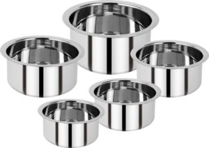  Millerhaus Steel Tope without Lid Pot 5700 ml (Stainless Steel) at Rs.399