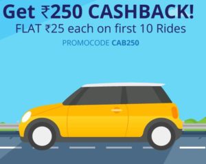 Niki- Get Flat Rs 25 Cashback each on First 10 Rides