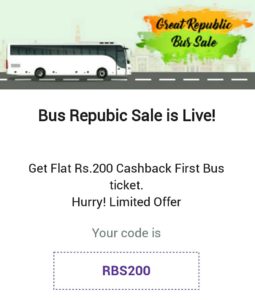 Tapzo Bus offer