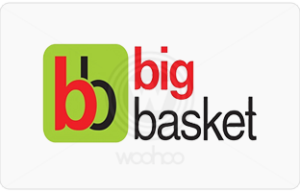 Woohoo - Flat 10% OFF on BigBasket E-Gift Cards