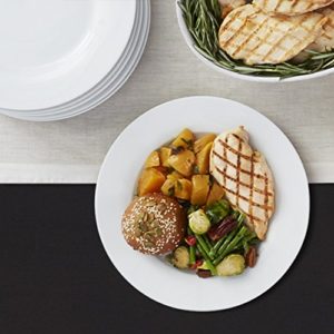 AmazonBasics 6-Piece Dinner Plate Set