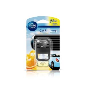 Ambi Pur Sweet Citrus and Zest Car Air Freshener Starter Kit (7.5 ml)