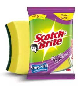 Scotch Brite Scrub Sponge Large Set Of 2Pcs 1Pc