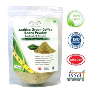 Sinew Nutrition Green Coffee Beans Powder 350g for Weight Management