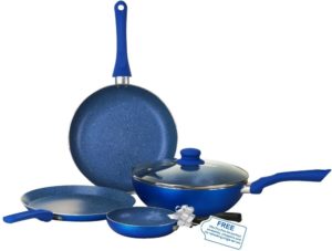 Wonderchef Royal Velvet Induction Base Aluminium Cookware Set