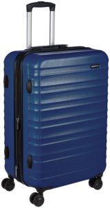 Amazon - Buy AmazonBasics Hardside Suitcase with Wheels, 24(61 cm), Navy Blue at Rs 2806