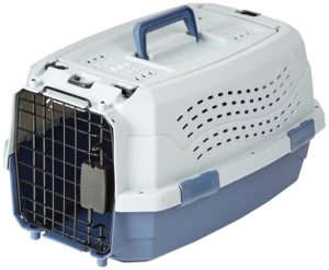 Amazon - Buy AmazonBasics Two Door Top Load Pet Carrier (19-inch) at Rs 406