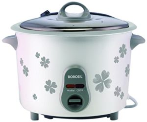 Amazon - Buy Borosil Pronto BRC18MPC21 1.8-Liters Electric Rice Cooker (White)  at Rs 1900