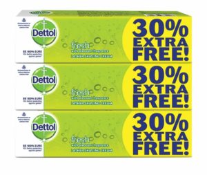 Amazon - Buy Dettol Fresh Shaving Cream 78g (Pack of 3) at Rs. 137