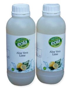 Amazon - Buy Eola Aloe Vera Lime Juice 600ml (Pack of 2)