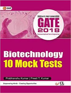 Amazon - Buy Gate Biotechnology 2018 (10 Mock Tests Includes Solved Papers 2012-2017) Paperback – 24 May 2017 at Rs 61 only