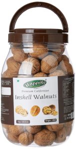 Amazon - Buy Happilo Premium 100% Natural Californian InShell Walnut Kernels, 1000g at Rs 200 effectively