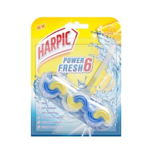 Amazon - Buy Harpic Power Fresh 6 Toilet Rim Block Citrus - 39g at Rs 104 only