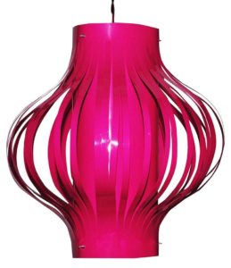 Amazon - Buy Lexton DPL-15 6-Watt Matki Stripped Lampshade (Pink) at Rs 93