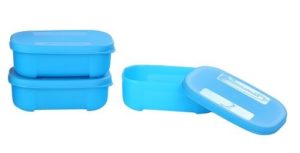 Amazon - Buy Signoraware Icy Cool Plastic Container Set, 140ml, Set of 3, T Blue at Rs 95