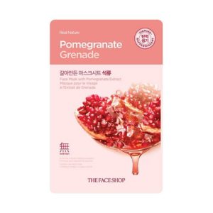 Amazon - Buy The Faceshop Real Nature Pomegranate Face Mask, 20g (Pack of 1 sheet) at Rs 46 only