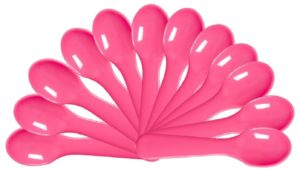 Amazon - Ezee Pink Ice Cream Parlour Spoon 900 Pieces