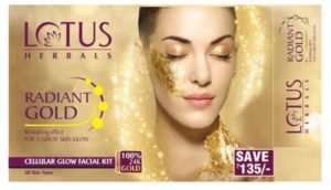 Amazon - Lotus Herbal Gold Cellular Glow Facial Kit