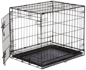 AmazonBasics Single-Door Folding Metal Dog Cage