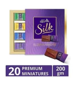 Cadbury Dairy Milk Silk Miniatures Collection, 200g at rs.157