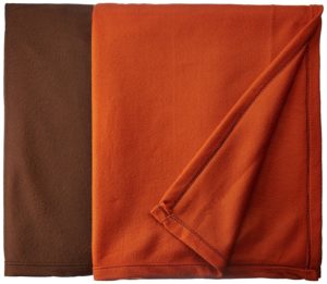 Christy's Collection 2 Piece Polar Fleece Double AC Blanket Set