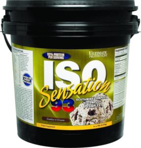 Flipkart - Buy Ultimate Nutrition Iso sensation 93 Whey Protein  (2.27 kg, Cookies, Cream) at Rs 3930