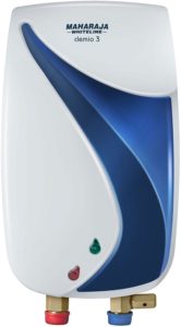 Maharaja Whiteline Clemio3 3-Litre Water Heater (White and Blue)