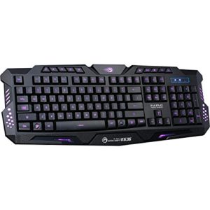 Marvo Scorpion Dark Night BlackLight K636 Gaming Keyboard (Black)