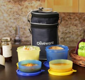 Oliveware LB36 4 Containers Lunch Box