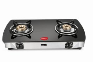 Pigeon Blackline Glass 2 Burner Gas Stove