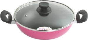 Pigeon Kadhai 1.2 L (Aluminium, Glass, Non-stick)