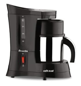 Preethi Cafe Zest CM210 Drip Coffee Maker (Black)