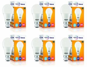 Wipro Garnet Base B22 9-Watt LED Bulb