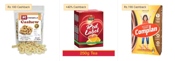 paytm dailyneeds products at 40% cb