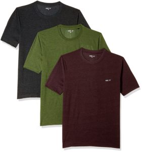 Amazon - Buy Newport Men's Plain Regular Fit T-Shirt (Pack of 3) at Rs 400 only